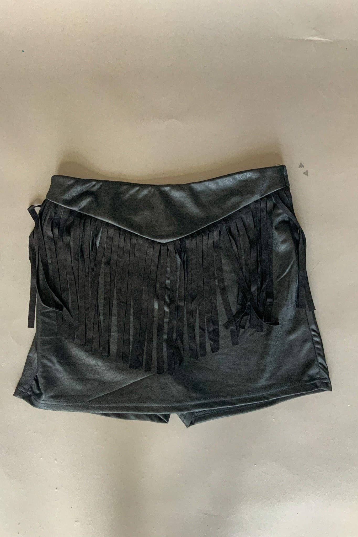 2 Fly Co "Round Up" Fringed Vegan Leather Western Skort — Honky Tonk Ready (Large available)